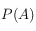 P(A)